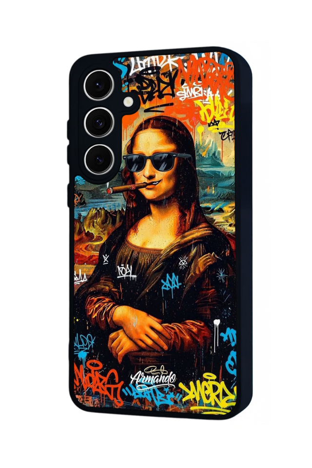 Samsung Galaxy S24 FE Uyumlu Monalisa Tasarımlı Glossy Premium Kılıf