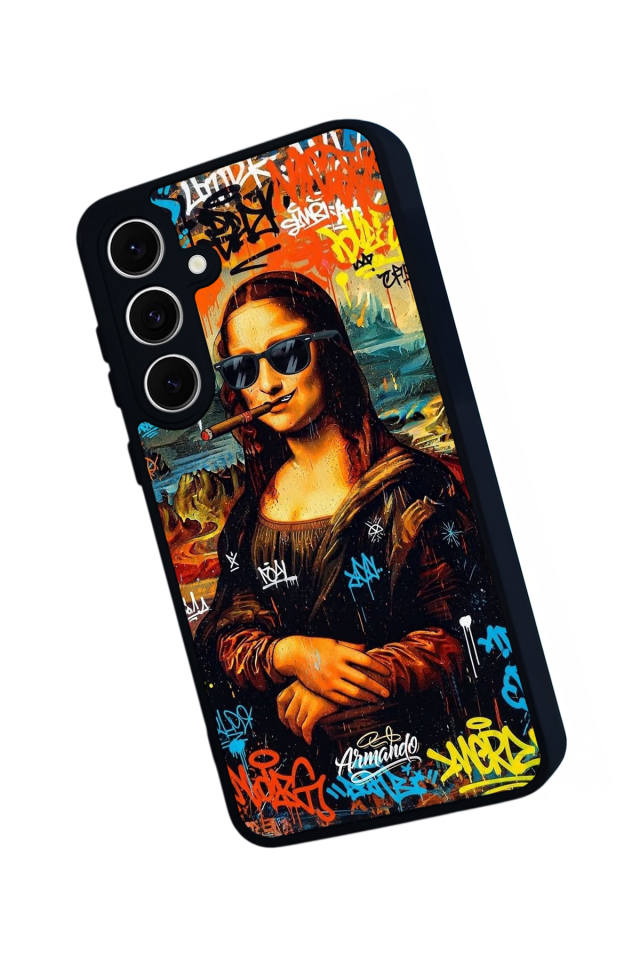 Samsung Galaxy S24 FE Uyumlu Monalisa Tasarımlı Glossy Premium Kılıf