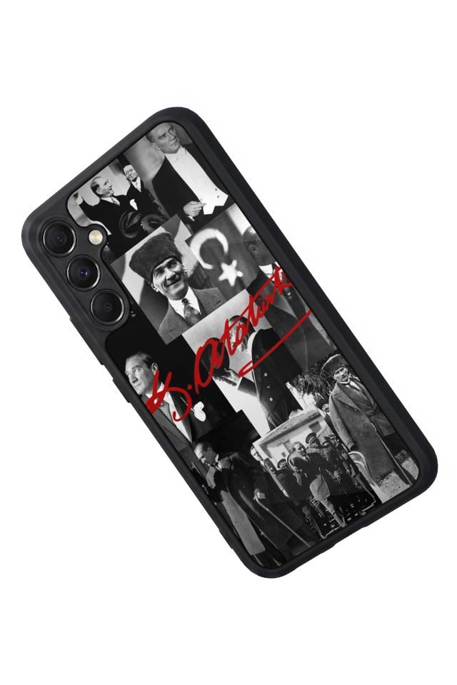 Samsung Galaxy A34 Uyumlu Mustafa Kemal Ataturk Tasarımlı Glossy Premium Kılıf