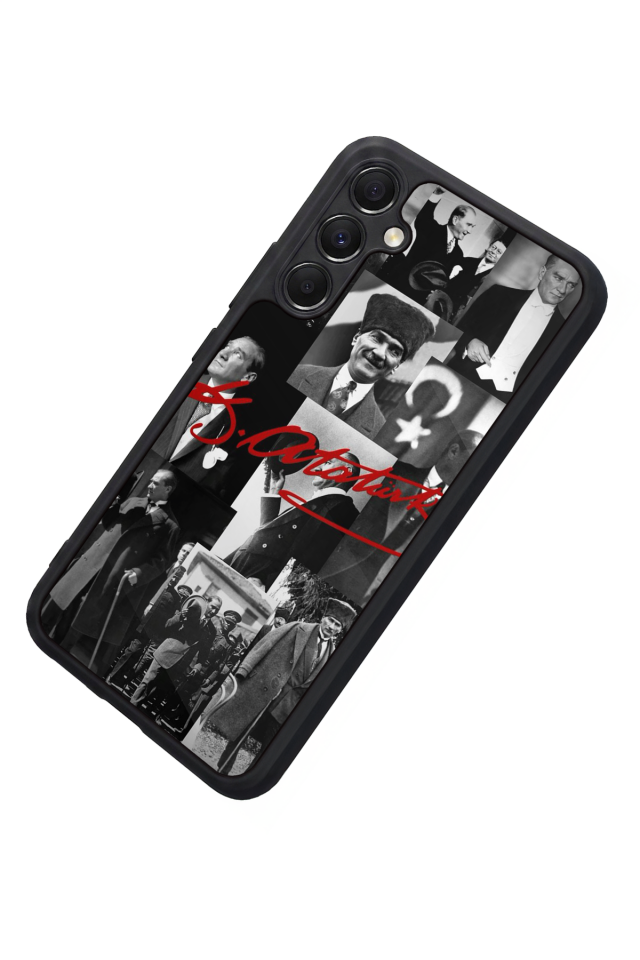 Samsung Galaxy A34 Uyumlu Mustafa Kemal Ataturk Tasarımlı Glossy Premium Kılıf
