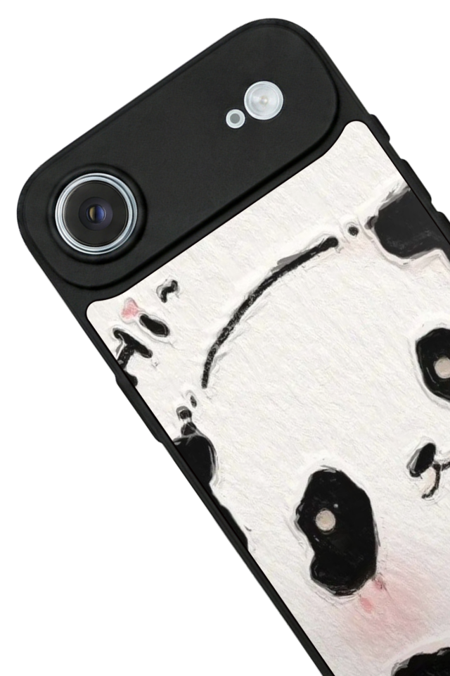 iPhone 17 Air Uyumlu Panda Tasarımlı Glossy Premium Kılıf