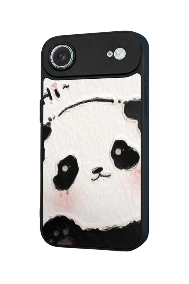 iPhone 17 Air Uyumlu Panda Tasarımlı Glossy Premium Kılıf