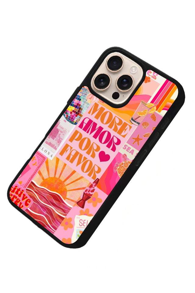 iPhone 15 Pro Uyumlu Poster Tasarımlı Glossy Premium Kılıf