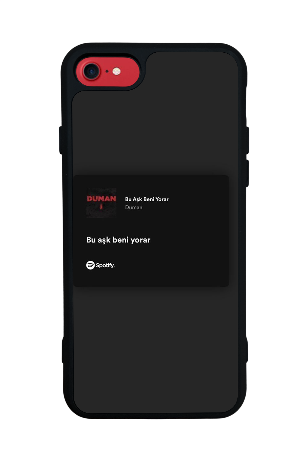 iPhone SE Uyumlu Sarki Sozleri Tasarımlı Glossy Premium Kılıf