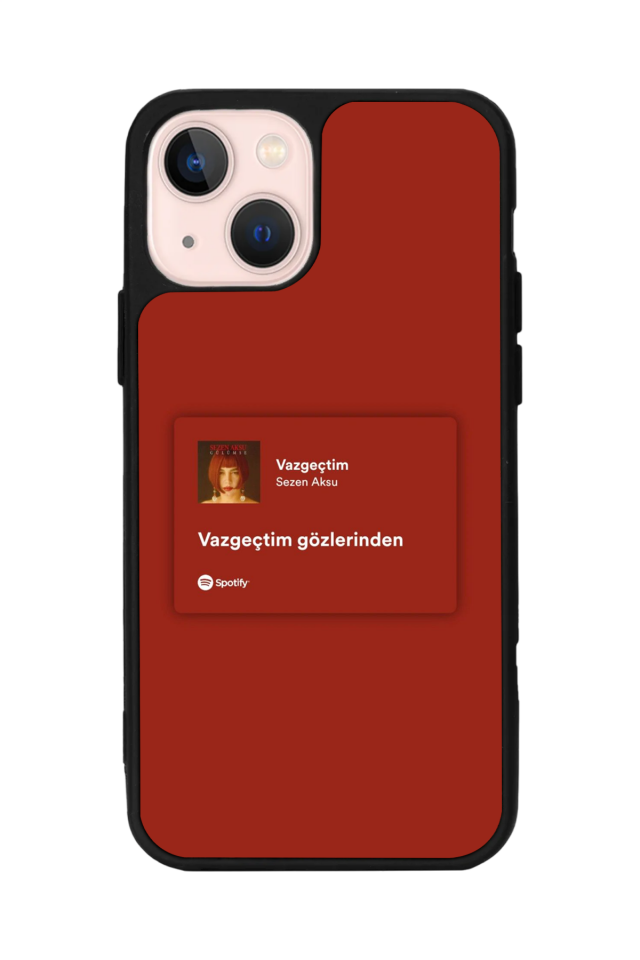 iPhone 15 Uyumlu Sarki Sozleri Tasarımlı Glossy Premium Kılıf