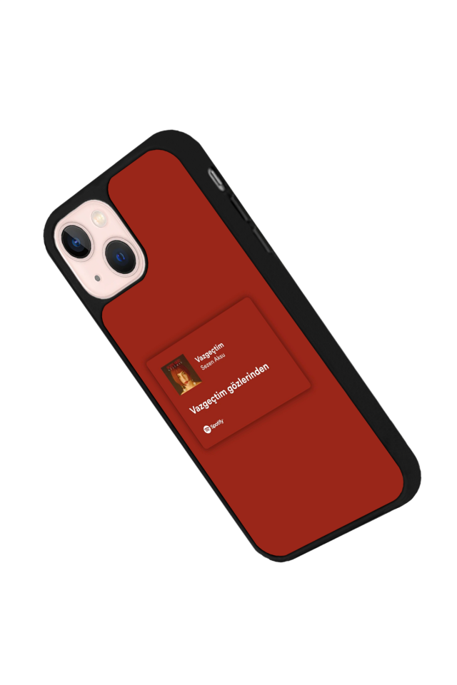 iPhone 15 Uyumlu Sarki Sozleri Tasarımlı Glossy Premium Kılıf