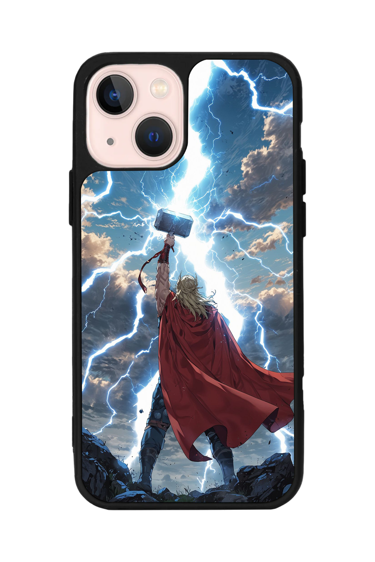 iPhone 13 Mini Uyumlu Thor Tasarımlı Glossy Premium Kılıf