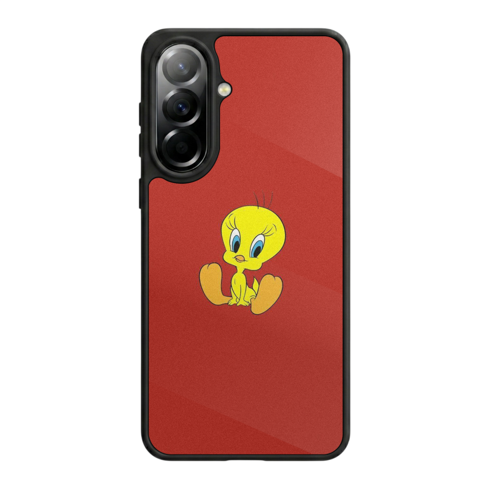 Samsung Galaxy A57 Uyumlu Tweety Tasarımlı Glossy Premium Kılıf