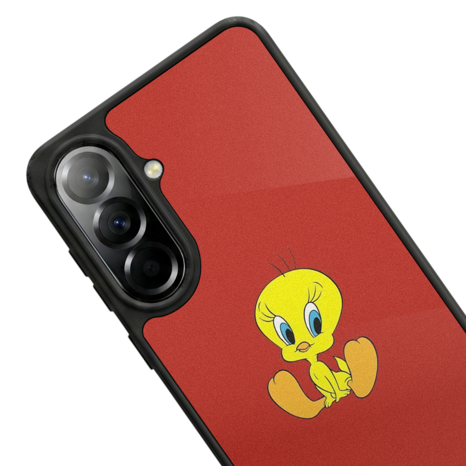 Samsung Galaxy A57 Uyumlu Tweety Tasarımlı Glossy Premium Kılıf