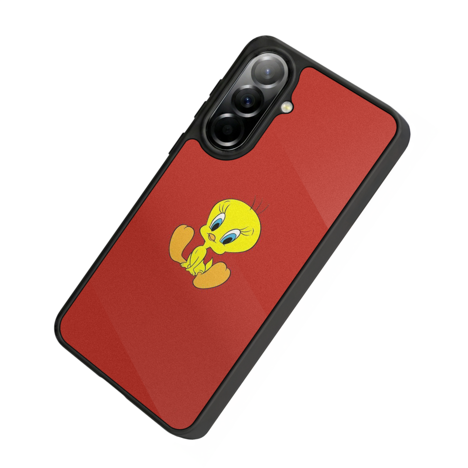 Samsung Galaxy A57 Uyumlu Tweety Tasarımlı Glossy Premium Kılıf