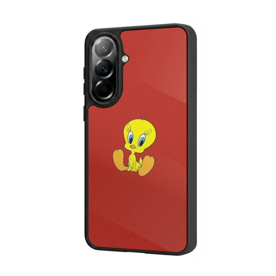 Samsung Galaxy A57 Uyumlu Tweety Tasarımlı Glossy Premium Kılıf