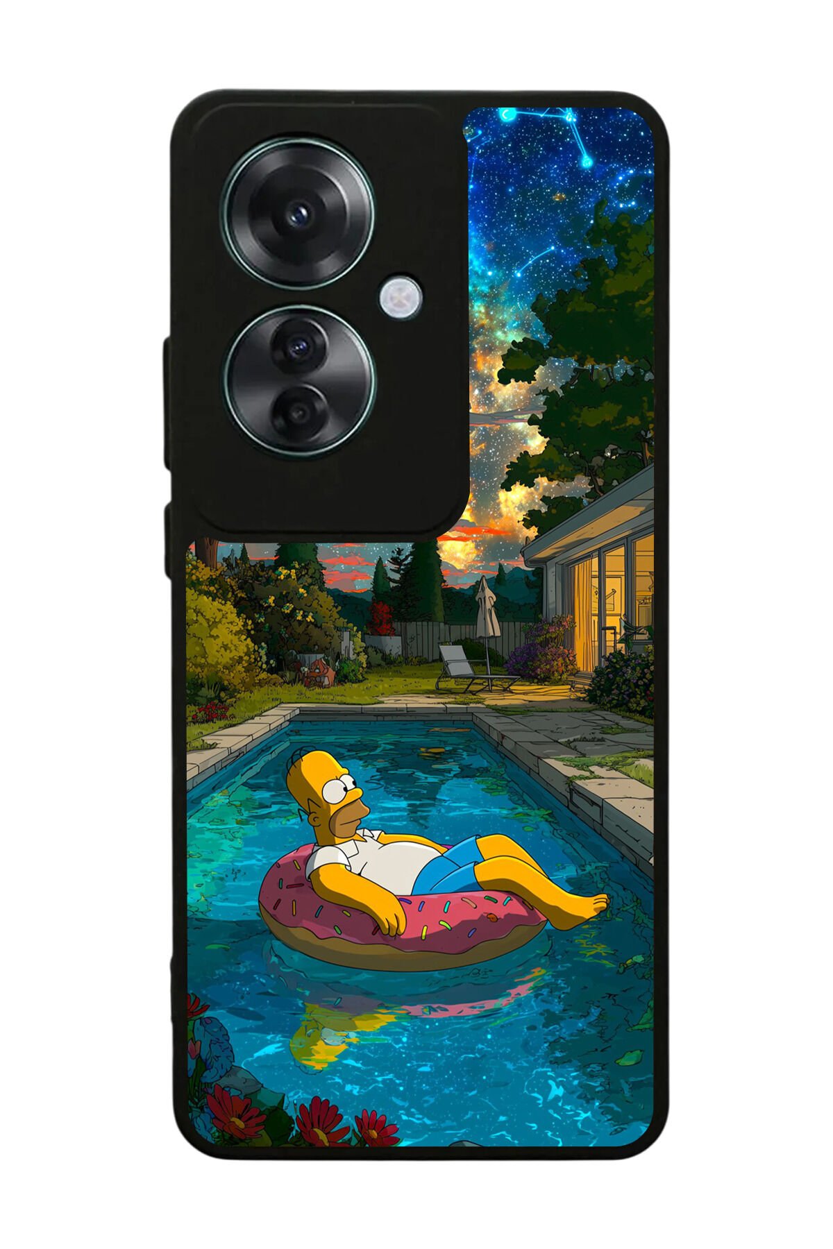 Oppo Reno 11F Uyumlu The Simpsons Tasarımlı Glossy Premium Kılıf