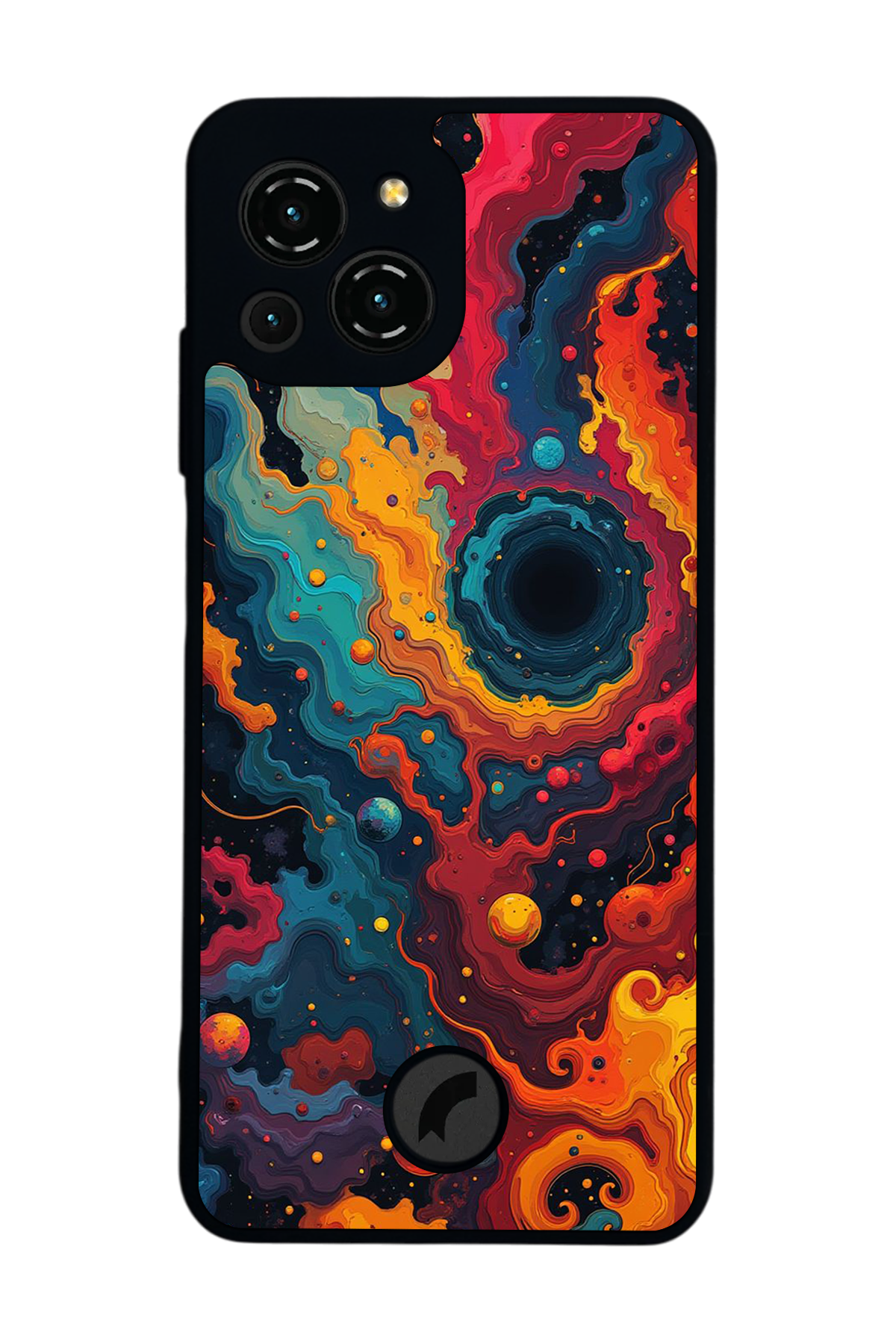 Reeder S23 Pro Max Uyumlu Abstract Tasarımlı Glossy Premium Kılıf