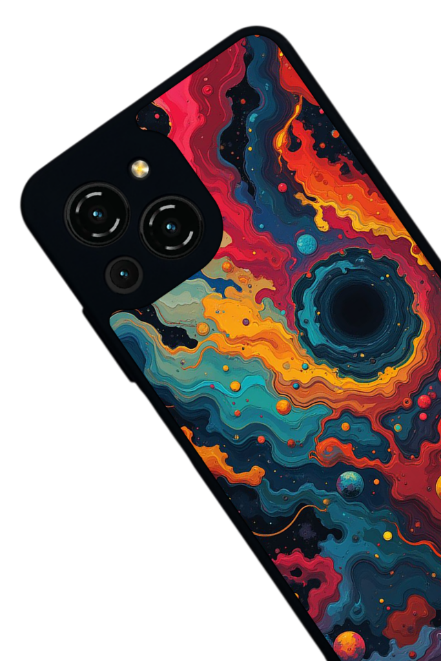 Reeder S23 Pro Max Uyumlu Abstract Tasarımlı Glossy Premium Kılıf