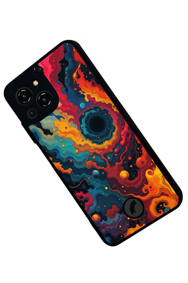 Reeder S23 Pro Max Uyumlu Abstract Tasarımlı Glossy Premium Kılıf