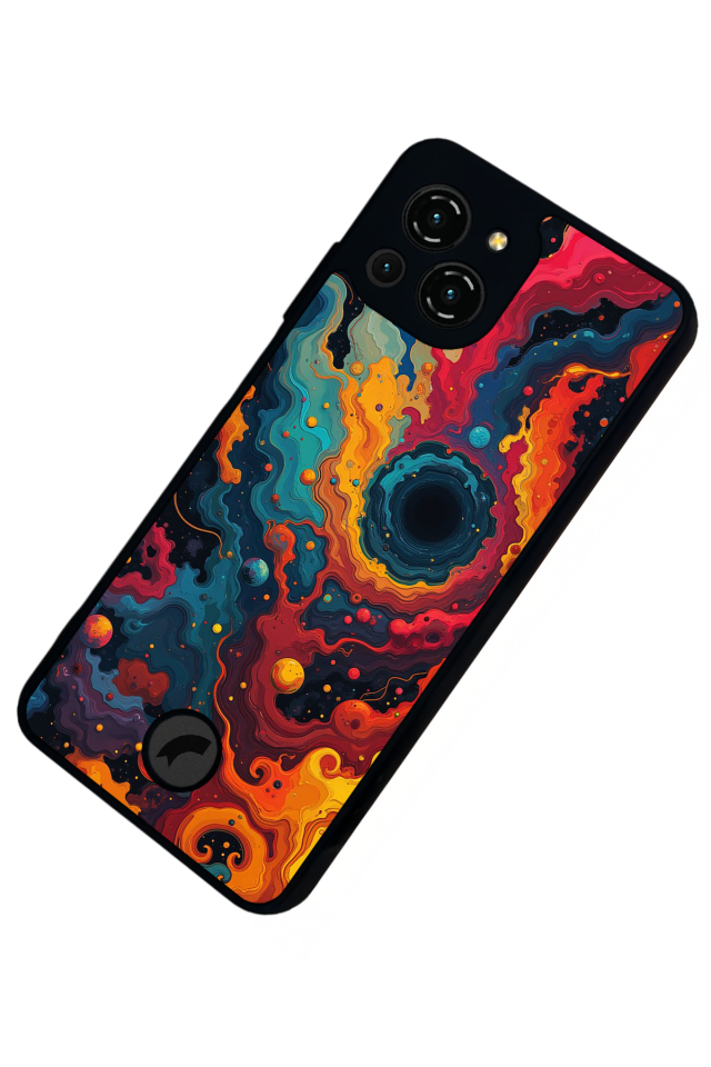 Reeder S23 Pro Max Uyumlu Abstract Tasarımlı Glossy Premium Kılıf