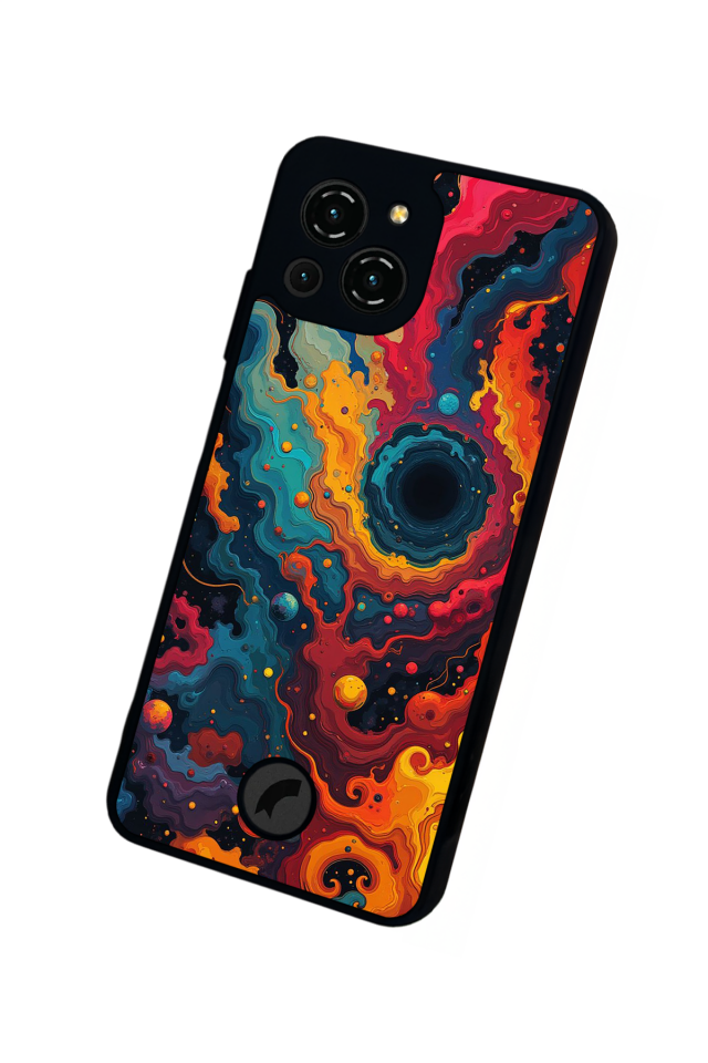 Reeder S23 Pro Max Uyumlu Abstract Tasarımlı Glossy Premium Kılıf