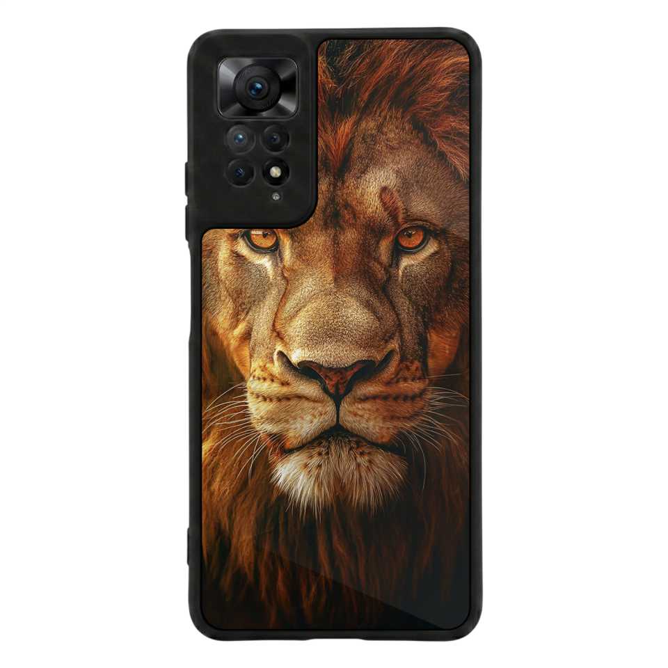 Xiaomi Redmi Note 11 Pro Uyumlu Aslan Tasarımlı Glossy Premium Kılıf