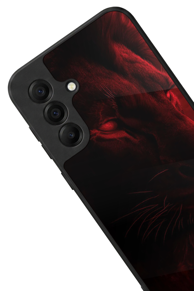 Samsung Galaxy A17 Uyumlu Aslan Tasarımlı Glossy Premium Kılıf
