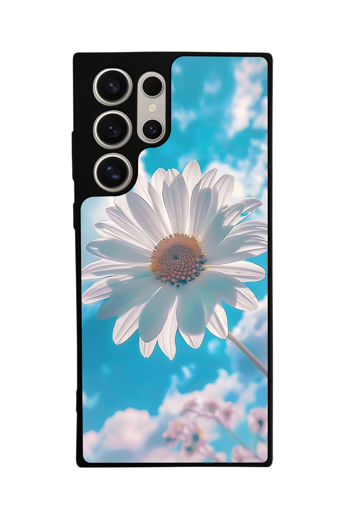 Samsung Galaxy S22 Ultra Uyumlu Cicek Tasarımlı Glossy Premium Kılıf