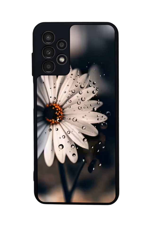 Samsung Galaxy A23 Uyumlu Cicek Tasarımlı Glossy Premium Kılıf
