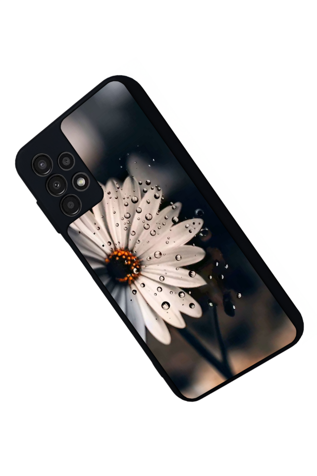Samsung Galaxy A23 Uyumlu Cicek Tasarımlı Glossy Premium Kılıf