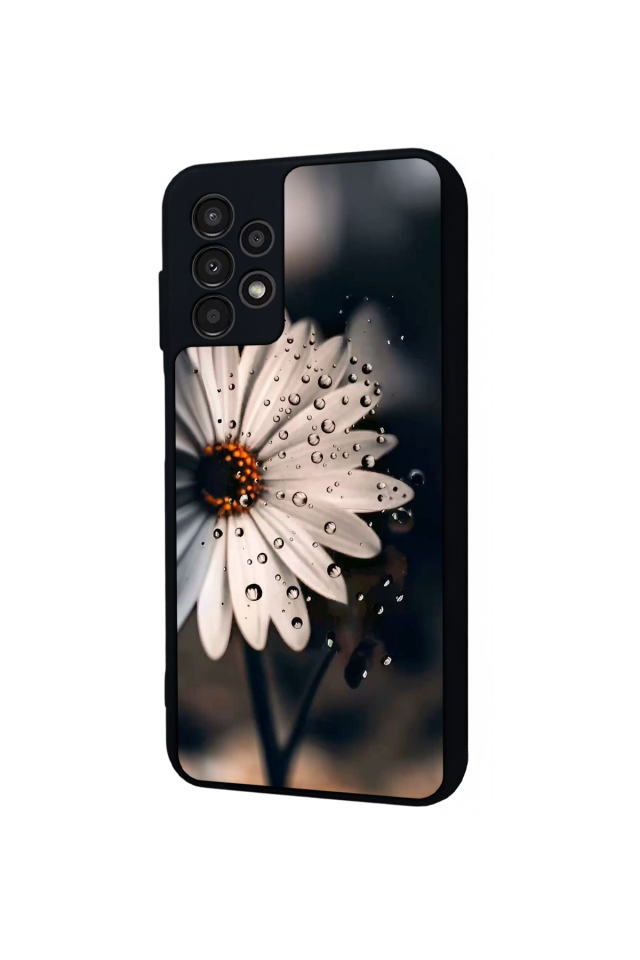 Samsung Galaxy A23 Uyumlu Cicek Tasarımlı Glossy Premium Kılıf