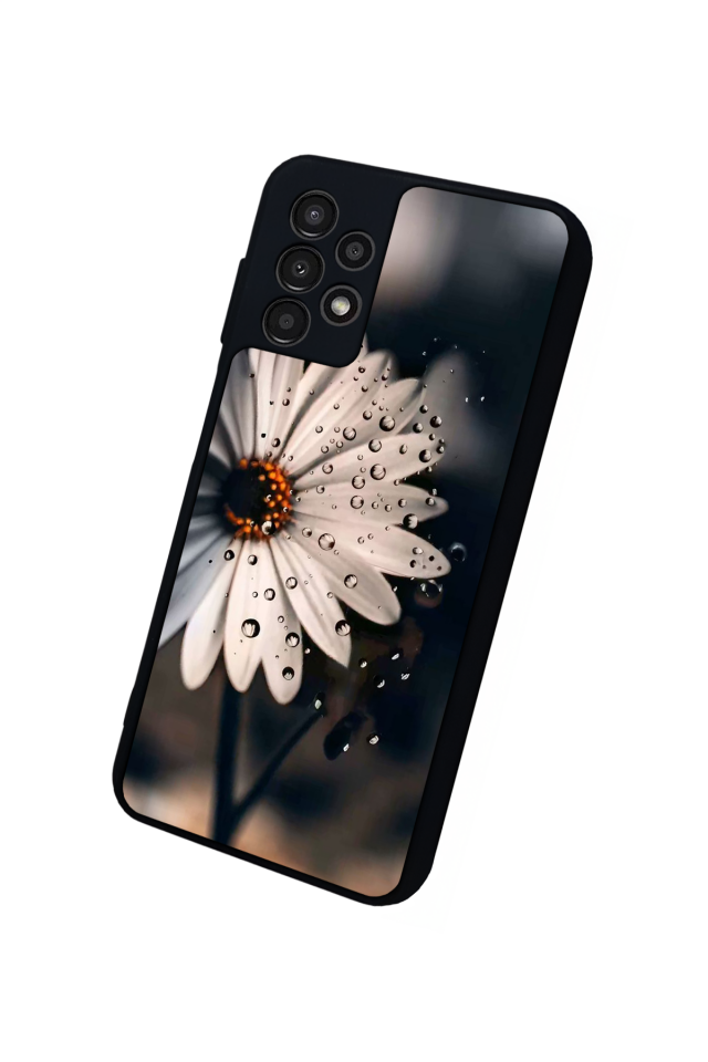 Samsung Galaxy A23 Uyumlu Cicek Tasarımlı Glossy Premium Kılıf