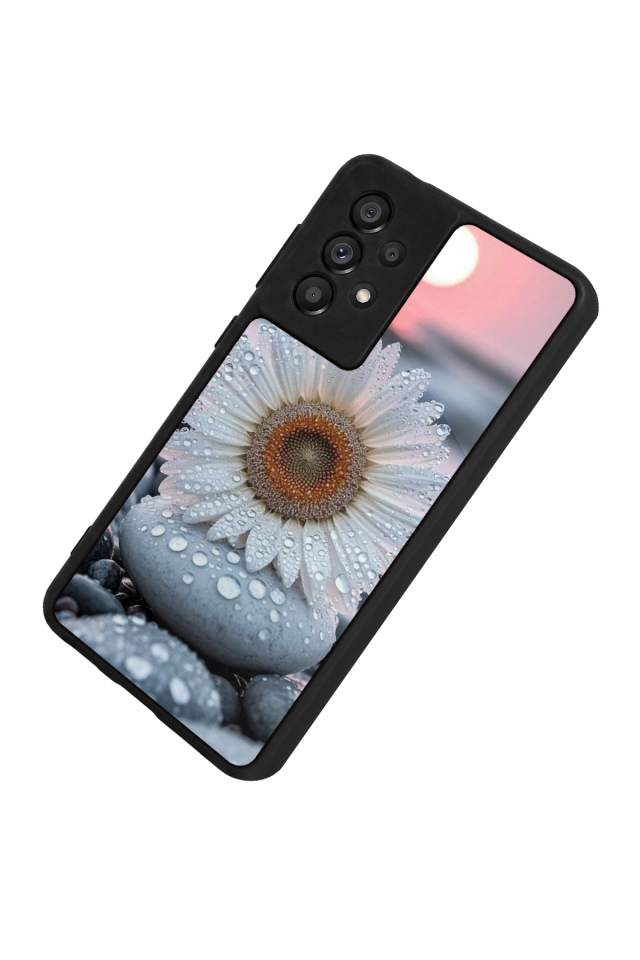 Samsung Galaxy A73 Uyumlu Cicek Tasarımlı Glossy Premium Kılıf