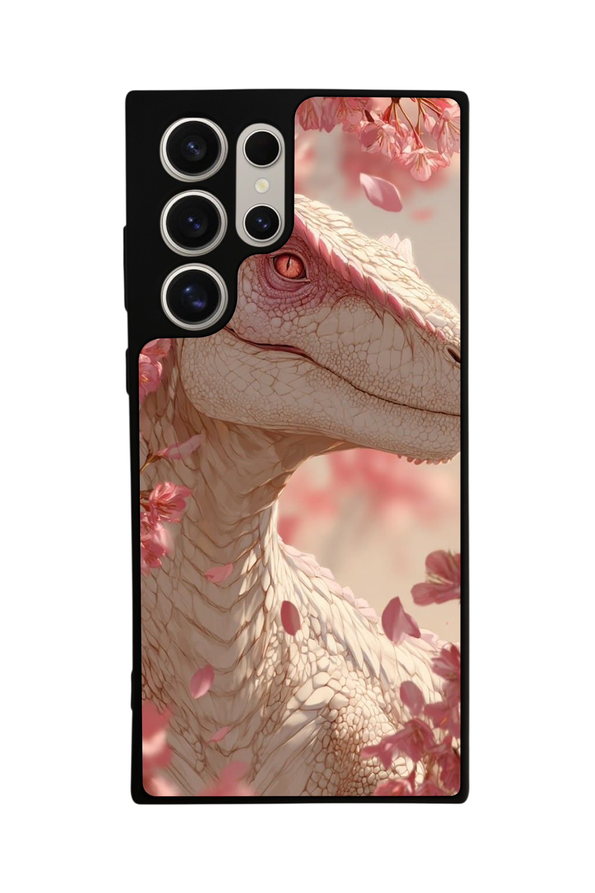 Samsung Galaxy S23 Ultra Uyumlu Dinazor Tasarımlı Glossy Premium Kılıf