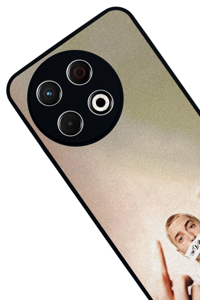 Tecno Spark 30 Pro Uyumlu Eminem Tasarımlı Glossy Premium Kılıf