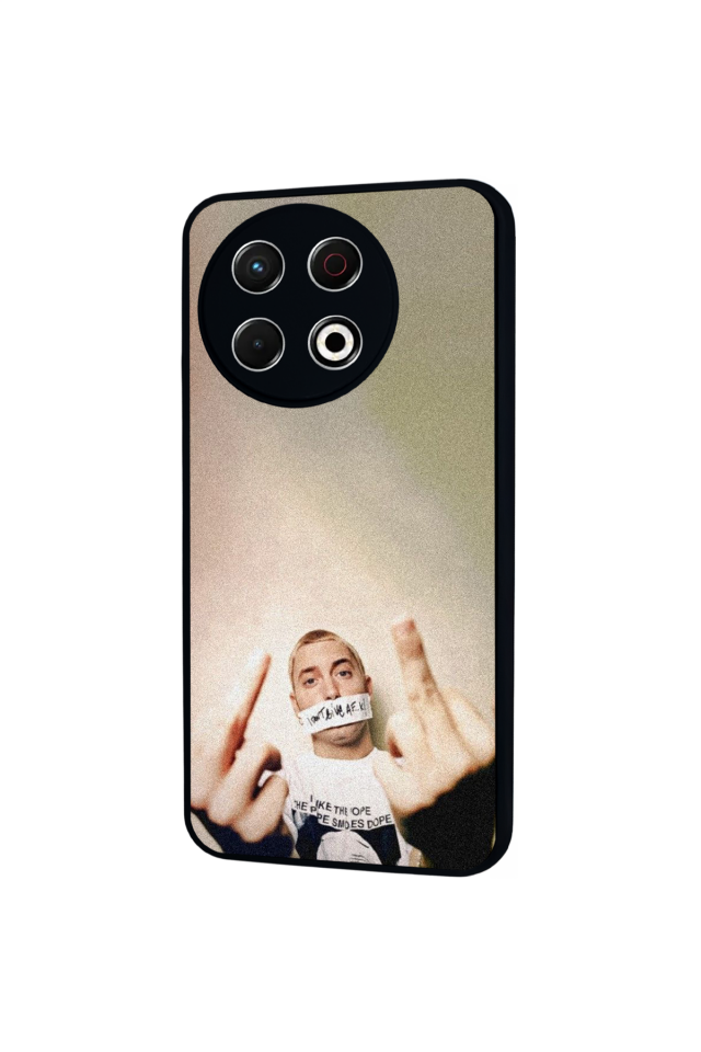 Tecno Spark 30 Pro Uyumlu Eminem Tasarımlı Glossy Premium Kılıf