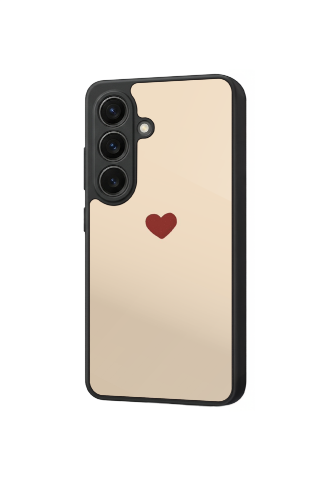 Samsung Galaxy S26 Uyumlu Kalp Love Tasarımlı Glossy Premium Kılıf