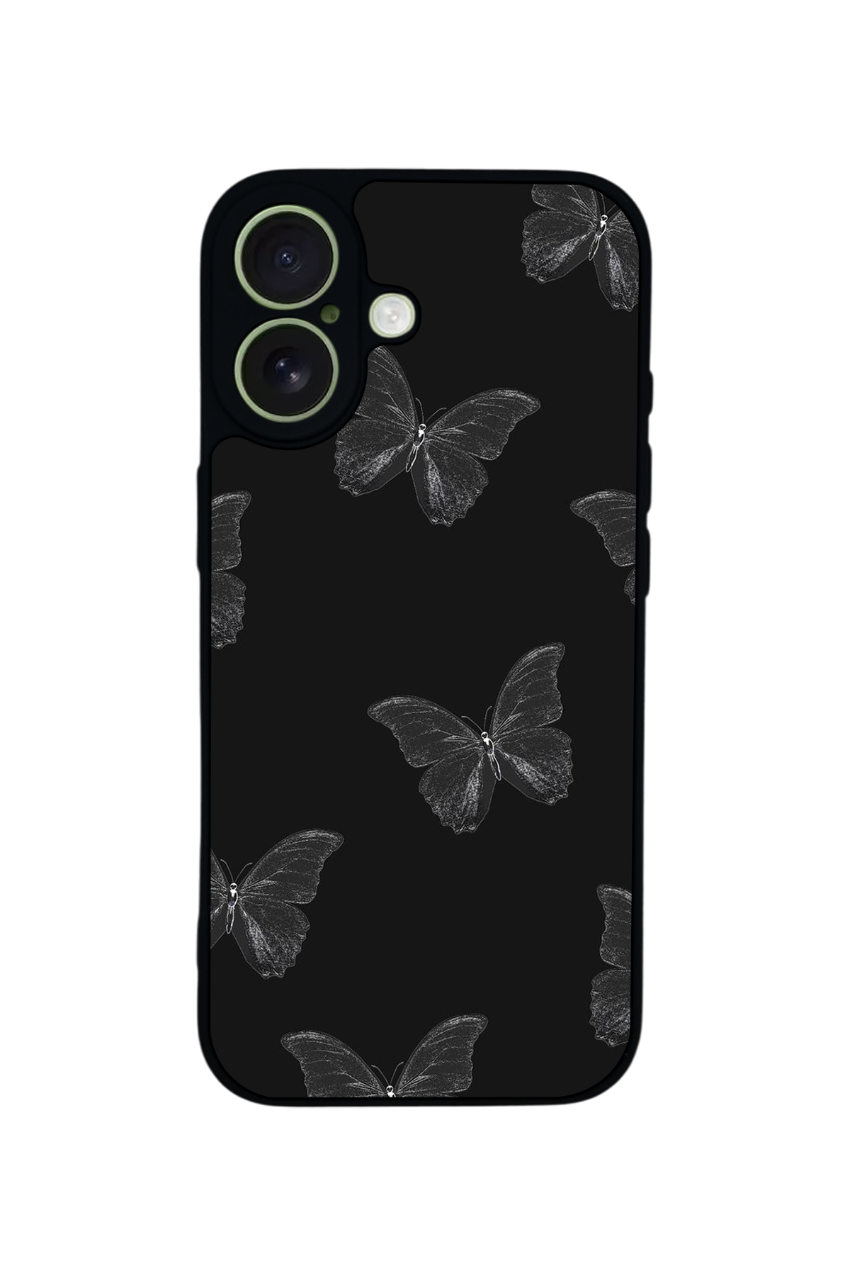 iPhone 17 Uyumlu Kelebek Tasarımlı Glossy Premium Kılıf
