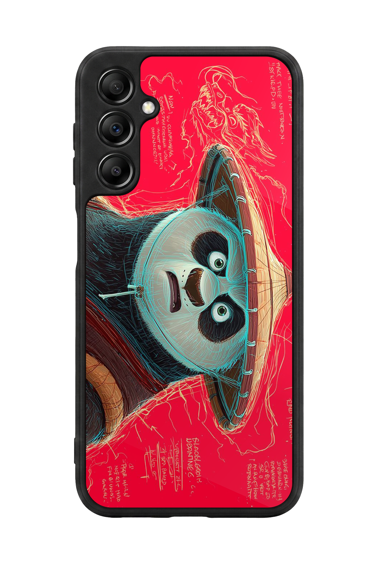 Samsung Galaxy A14 Uyumlu Kung Fu Panda Tasarımlı Glossy Premium Kılıf