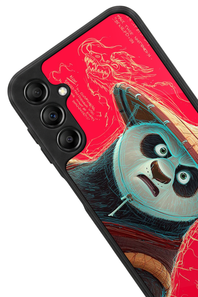 Samsung Galaxy A14 Uyumlu Kung Fu Panda Tasarımlı Glossy Premium Kılıf