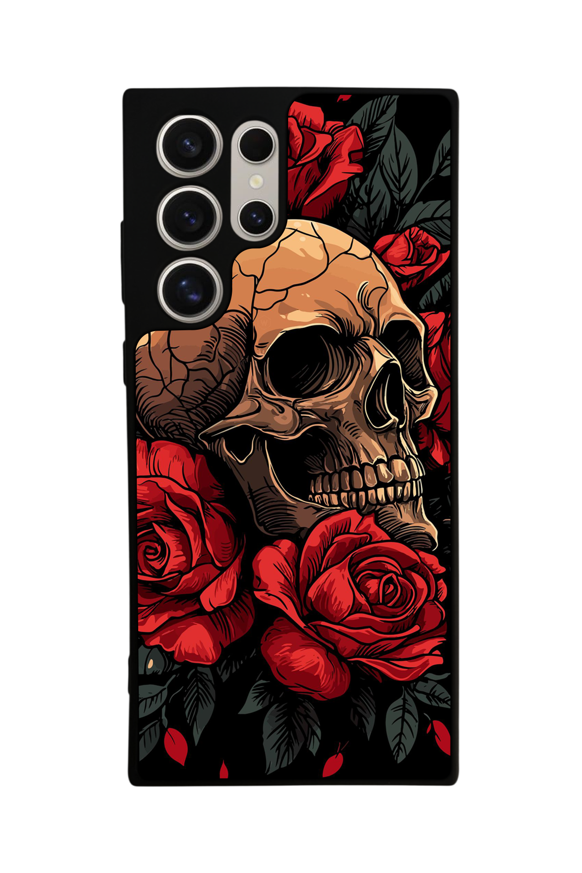 Samsung Galaxy S23 Ultra Uyumlu KuruKafa Tasarımlı Glossy Premium Kılıf