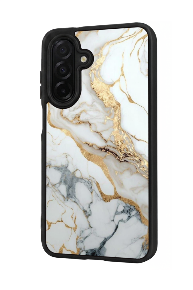 Samsung Galaxy A36 Uyumlu Mermer Marble Tasarımlı Glossy Premium Kılıf
