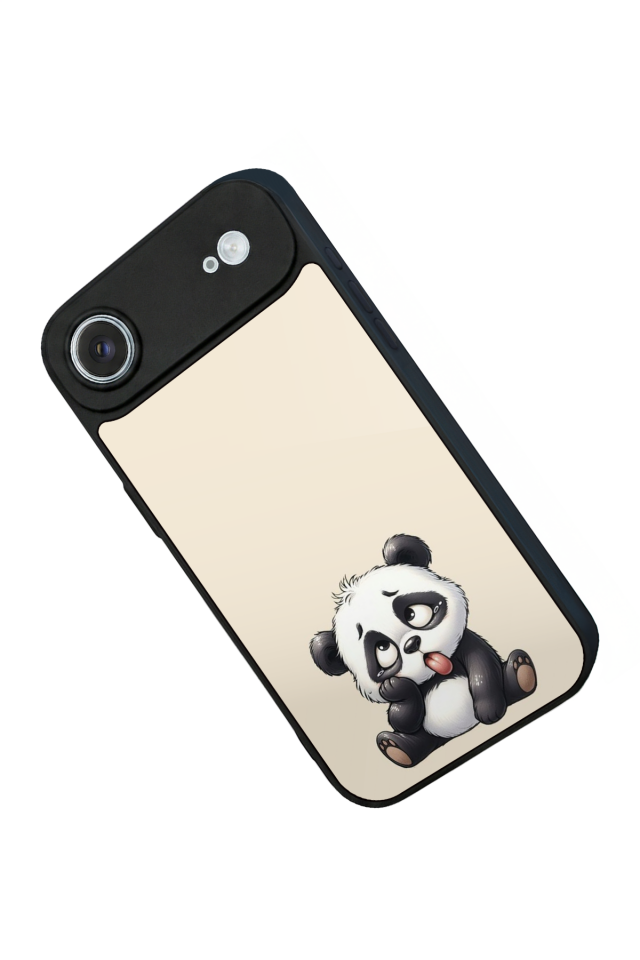 iPhone 17 Air Uyumlu Panda Tasarımlı Glossy Premium Kılıf