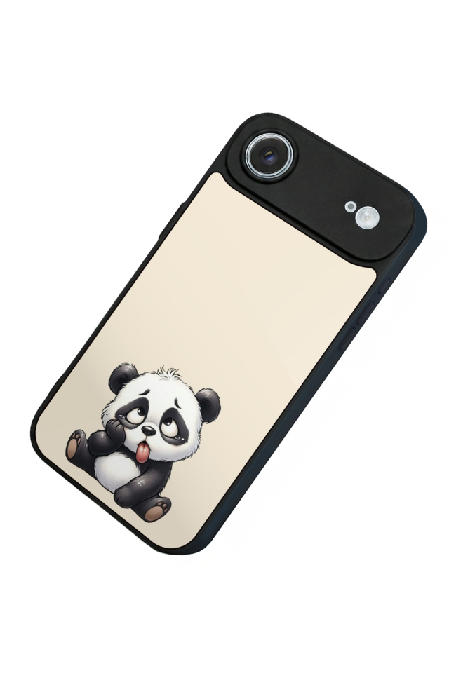 iPhone 17 Air Uyumlu Panda Tasarımlı Glossy Premium Kılıf