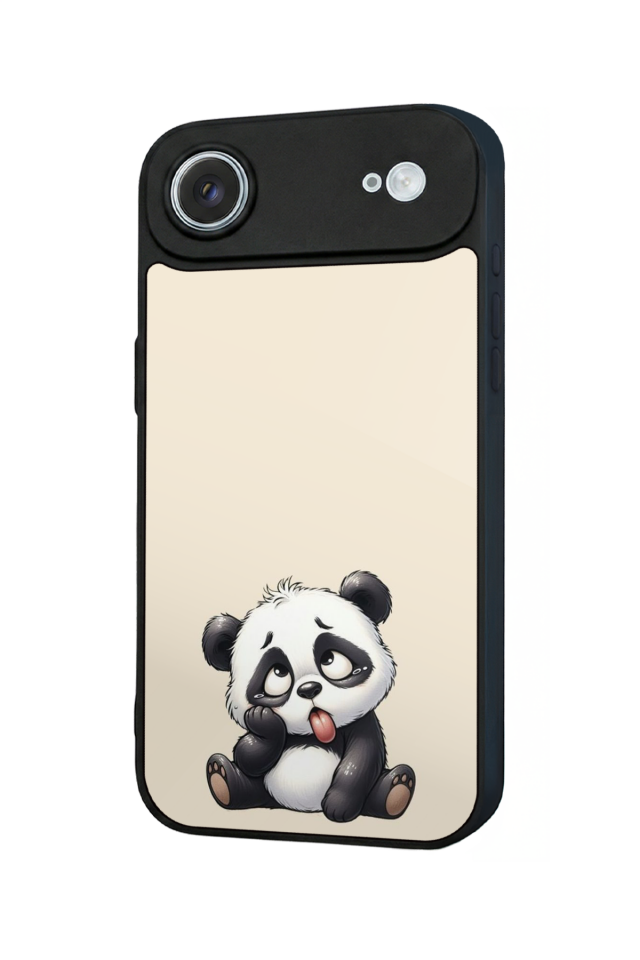 iPhone 17 Air Uyumlu Panda Tasarımlı Glossy Premium Kılıf