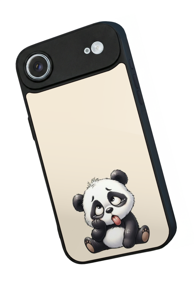 iPhone 17 Air Uyumlu Panda Tasarımlı Glossy Premium Kılıf