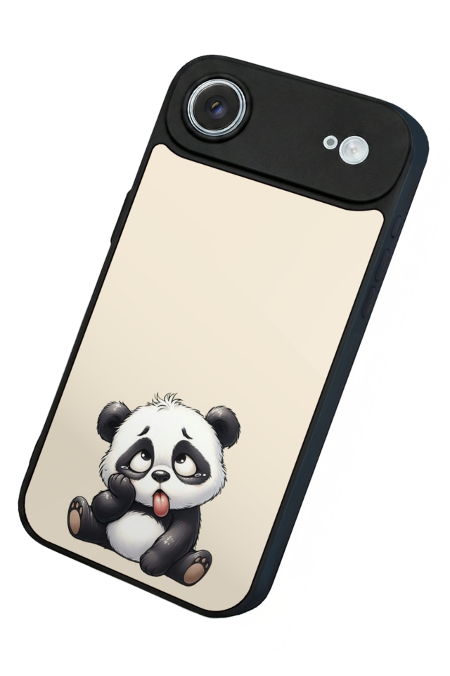 iPhone 17 Air Uyumlu Panda Tasarımlı Glossy Premium Kılıf