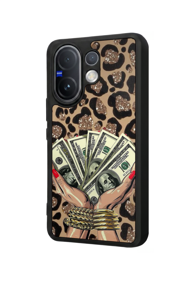 Vivo V60 Uyumlu Para Tasarımlı Glossy Premium Kılıf