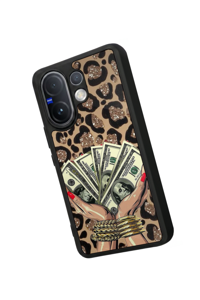 Vivo V60 Uyumlu Para Tasarımlı Glossy Premium Kılıf