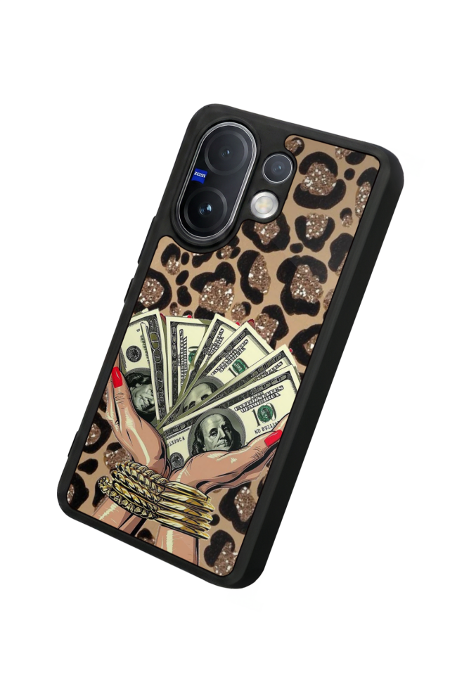 Vivo V60 Uyumlu Para Tasarımlı Glossy Premium Kılıf