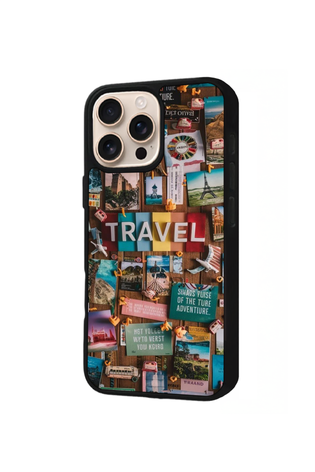 iPhone 15 Pro Uyumlu Poster Tasarımlı Glossy Premium Kılıf