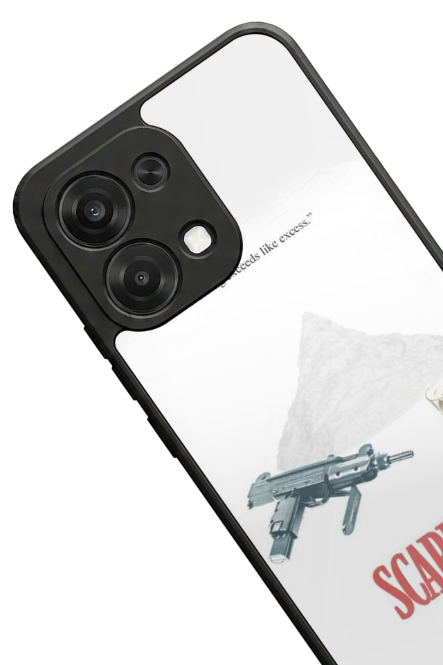 Oppo A6 Pro Uyumlu Scarface Tasarımlı Glossy Premium Kılıf