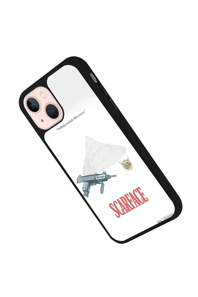 iPhone 13 Mini Uyumlu Scarface Tasarımlı Glossy Premium Kılıf