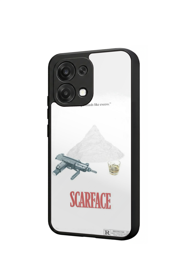 Oppo A6 Pro Uyumlu Scarface Tasarımlı Glossy Premium Kılıf